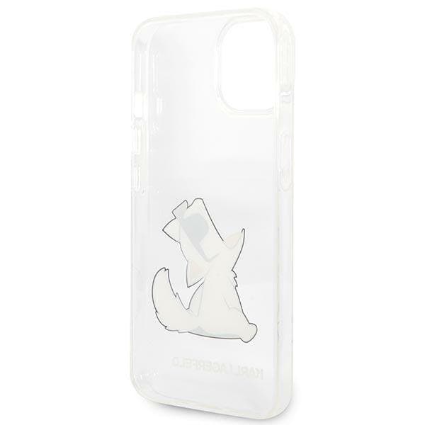 Karl Lagerfeld ovitek za iPhone 14 Plus Choupette Fun, prozoren 7