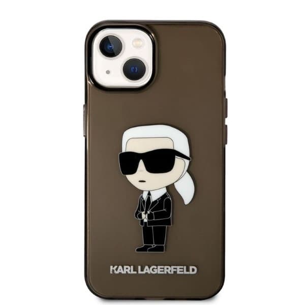 Etui Karl Lagerfeld Ikonik Karl za iPhone 14 Plus - črni 3