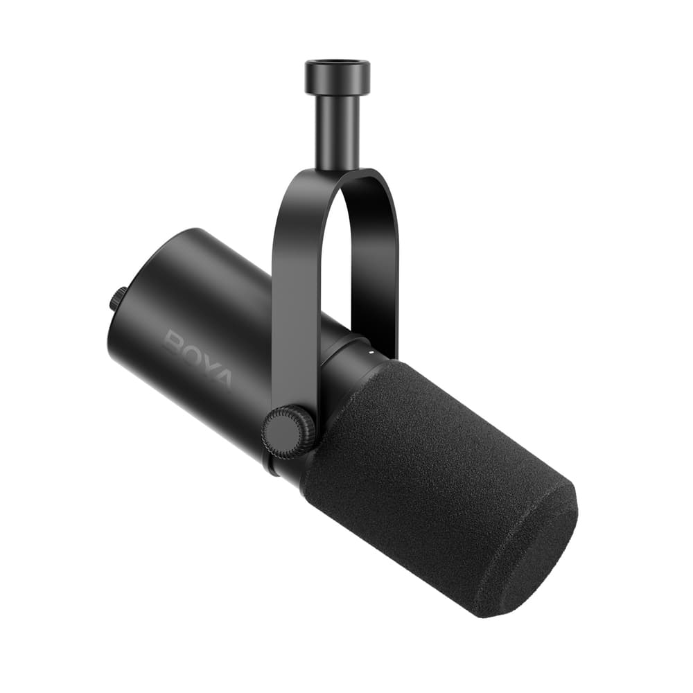 BOYA CastMic P60D namizni studio mikrofon, USB/XLR, črn 8