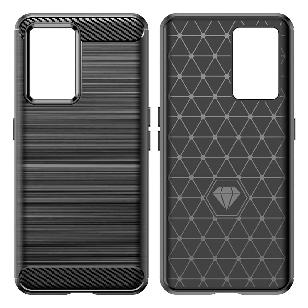 Carbon etui za Realme GT Neo 3 - črni 5