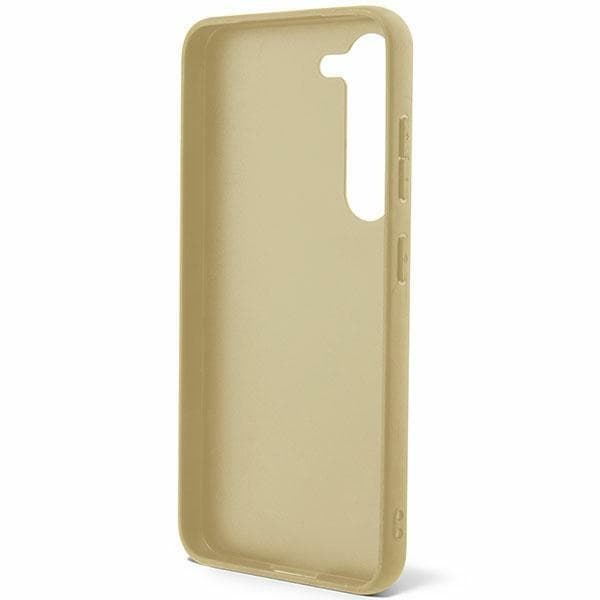 Ovitek za Samsung Galaxy S24+ Guess Glitter Script - zlata 4