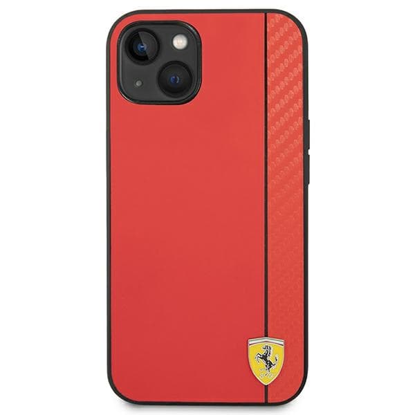 Ferrari ovitek za iPhone 14 Plus 6.7" (carbon, rdeč) 3