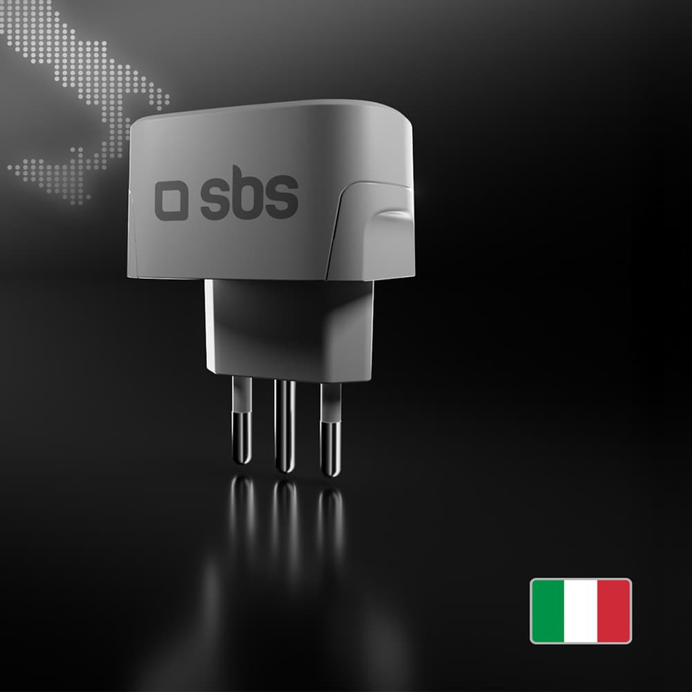 SBS IT potovalni adapter (bel) 3