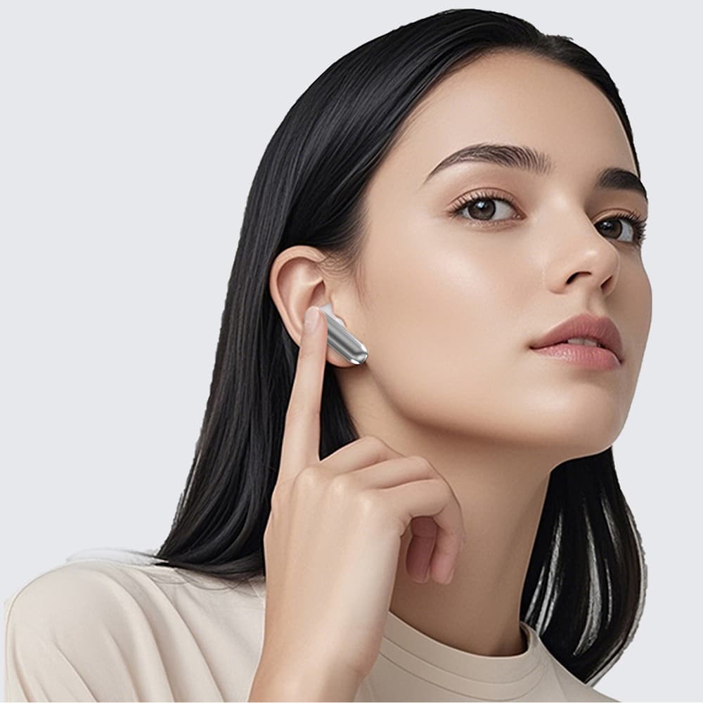 Dudao U21 TWS ANCENC Bluetooth slušalke - bele 6