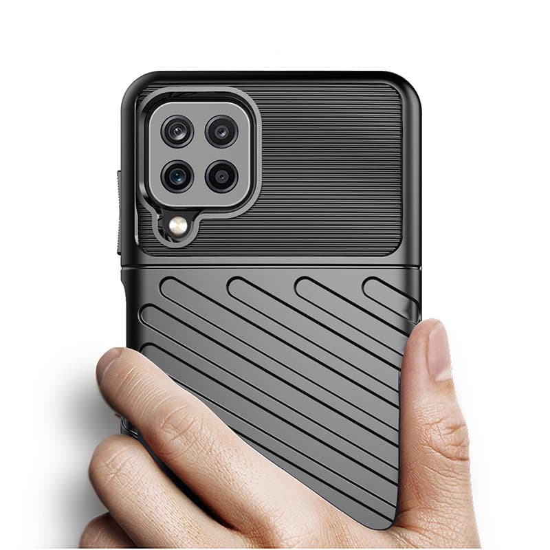 Thunder Case ovitek za Samsung Galaxy A22 4G - črn 2