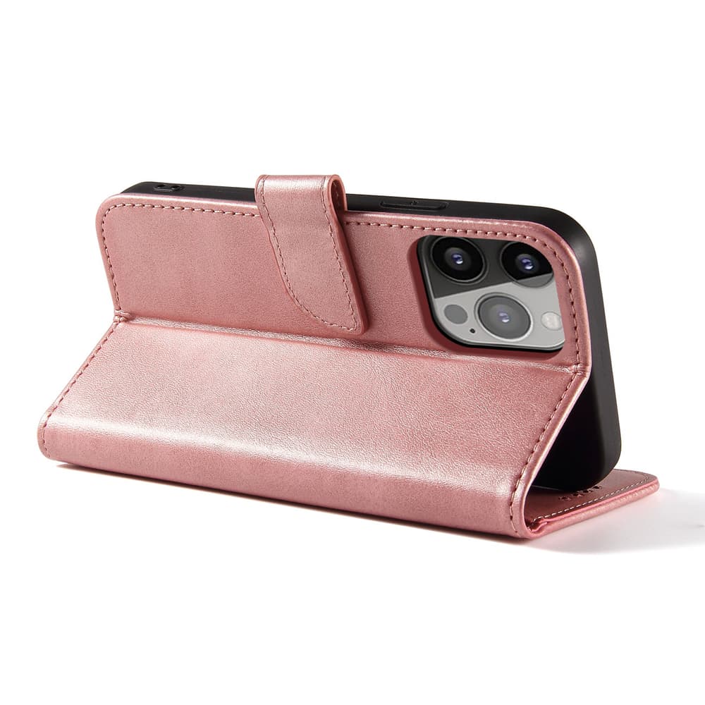Denarnica ovitek Hurtel Magnet Case za iPhone 15 Pro Max - roza 3
