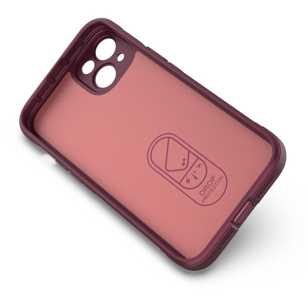 Hurtel Magic Shield ovitek za iPhone 14 Plus, bordo 2
