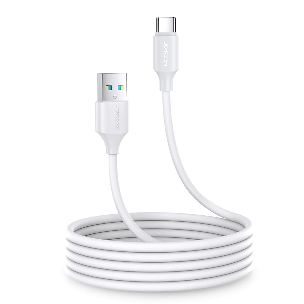 Joyroom Long-Lasting Series A9 USB-A/USB-C 3A kabel 2m - bela