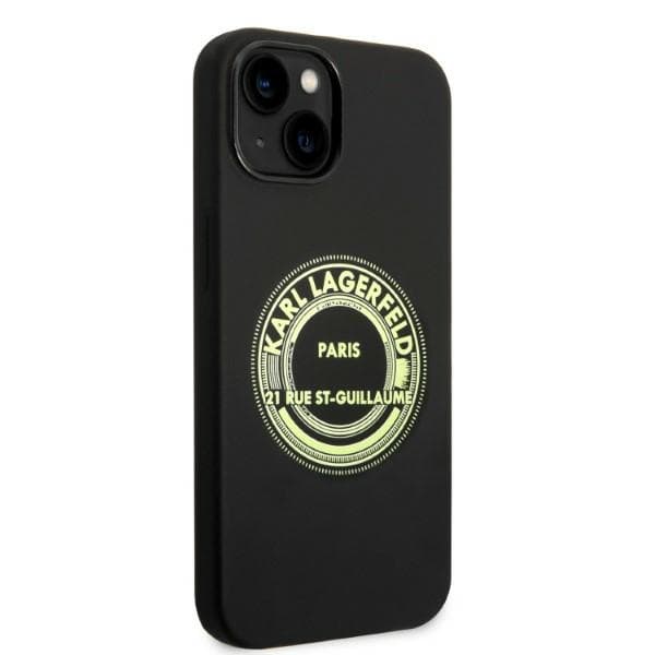 Ovitek Karl Lagerfeld Silicone RSG za iPhone 14 Plus, črn 4