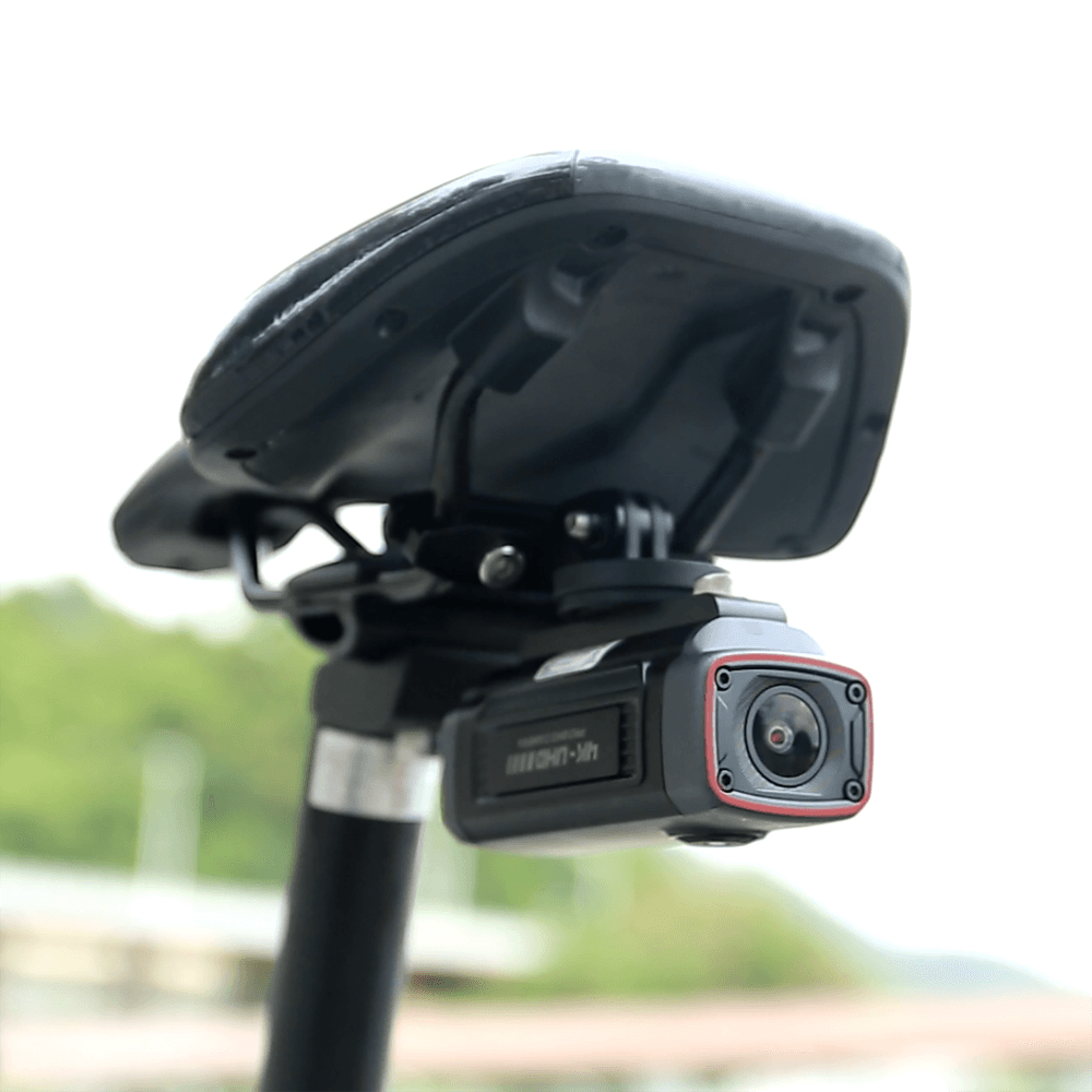 AKEEYO nosilec kamere pod sedežem za kolo/motor - črn 3
