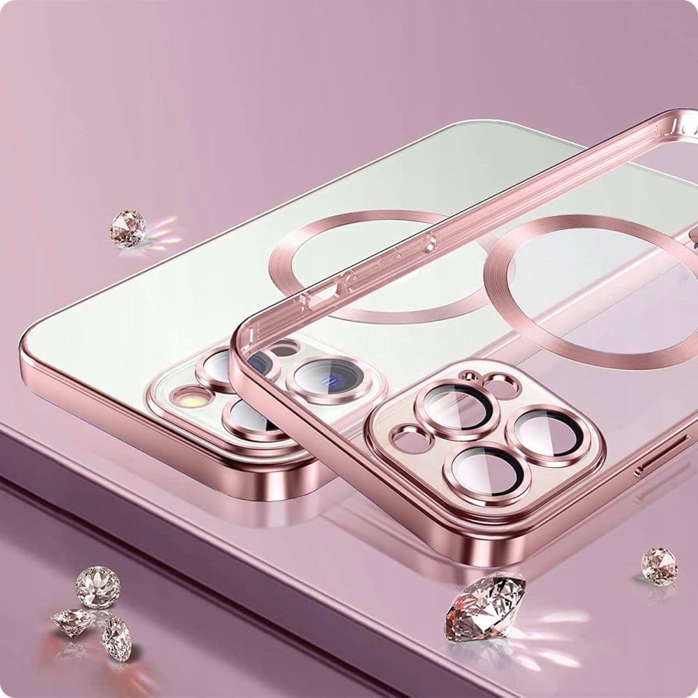 Tech-Protect MagShine Line MagSafe ovitek za iPhone 15 - modra 2