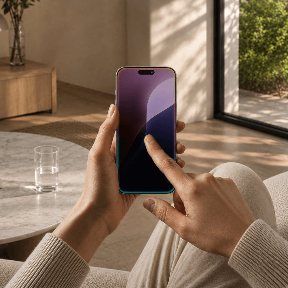 AmazingThing Titan Vision 7 steklo za iPhone 17 Pro, Privacy 4