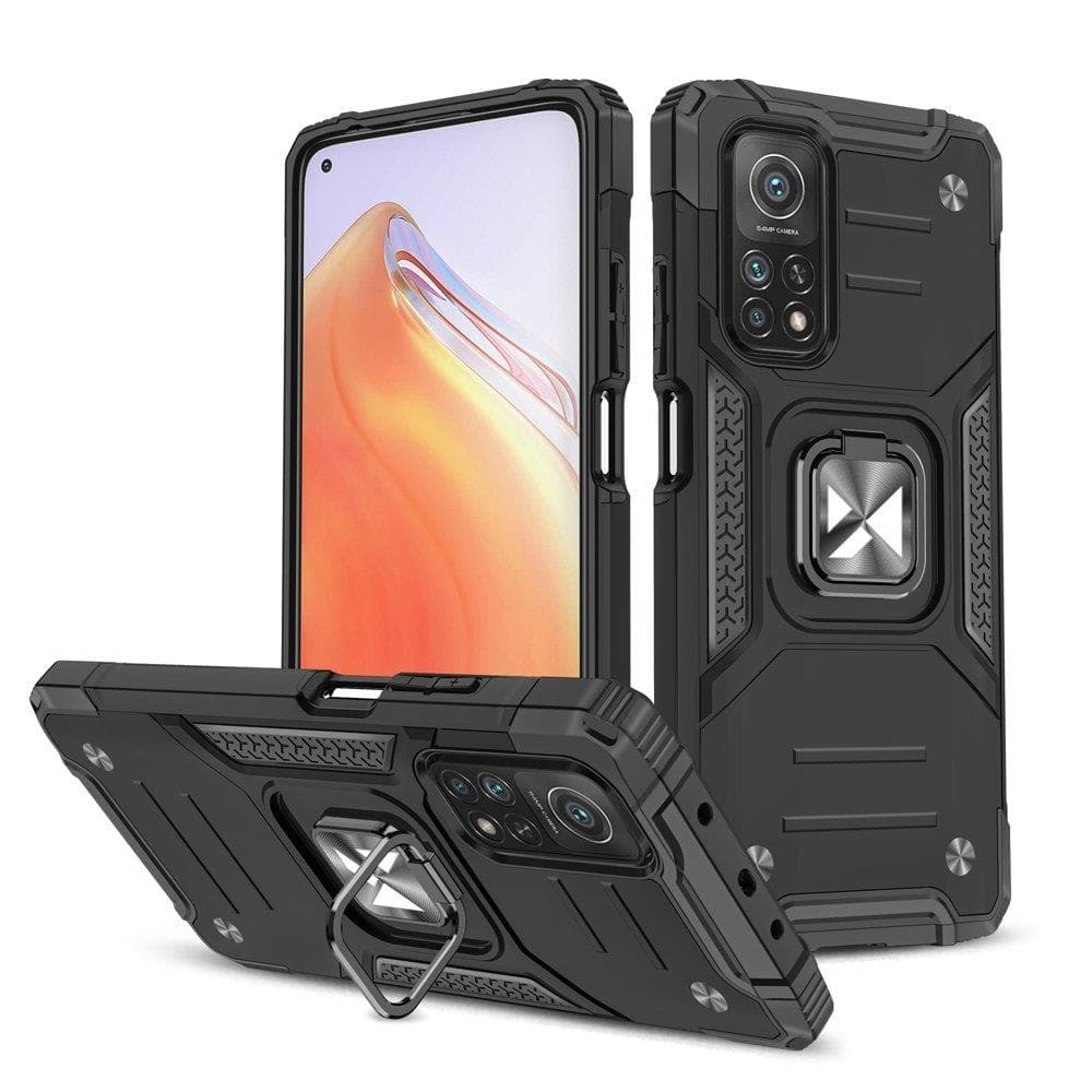 Wozinsky Ring Armor ovitek za Poco M4 Pro 5G / Redmi Note 11 5G / 11T 5G / 11S 5G (črn)