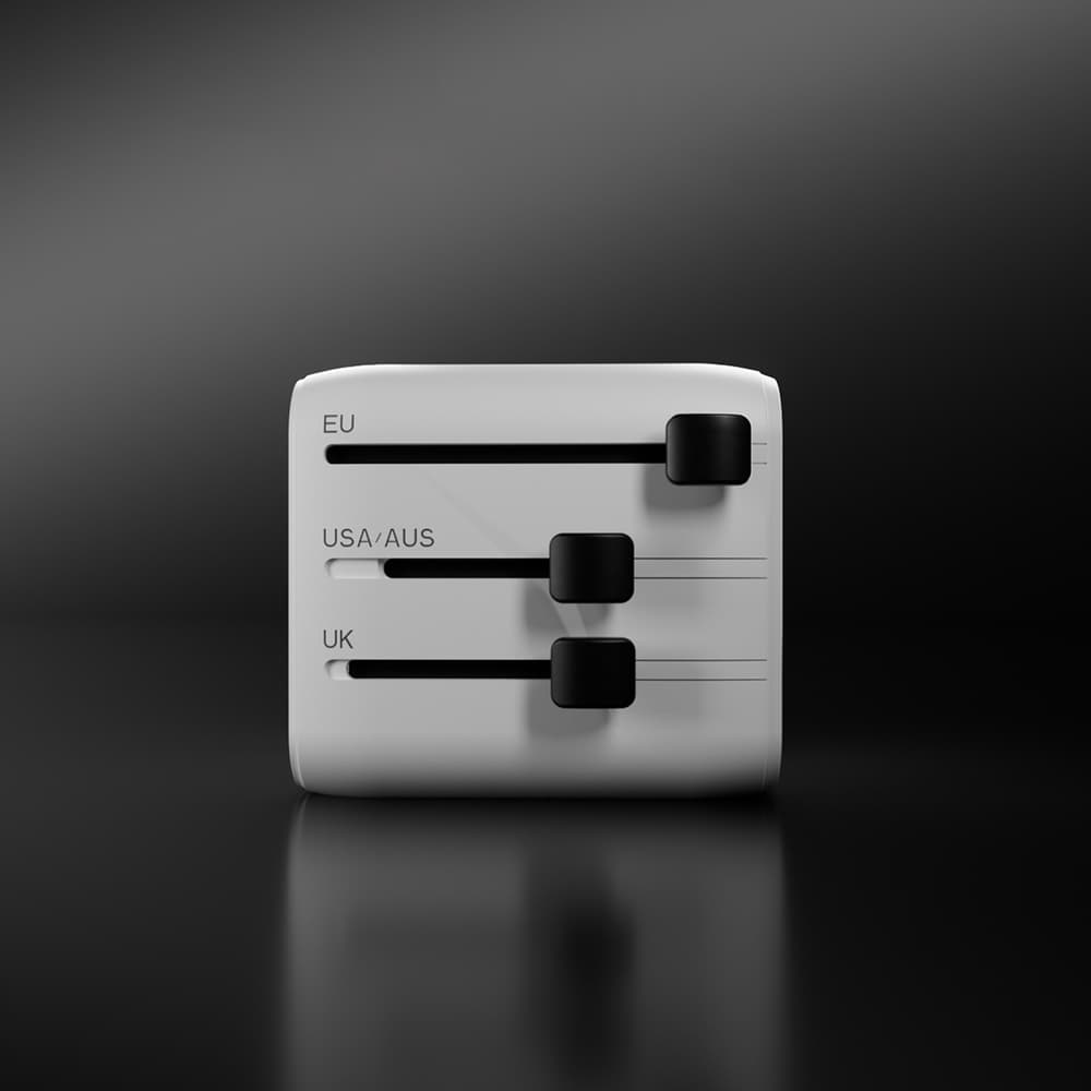 SBS TEADAPTUNI univerzalni potovalni adapter (bel) 5