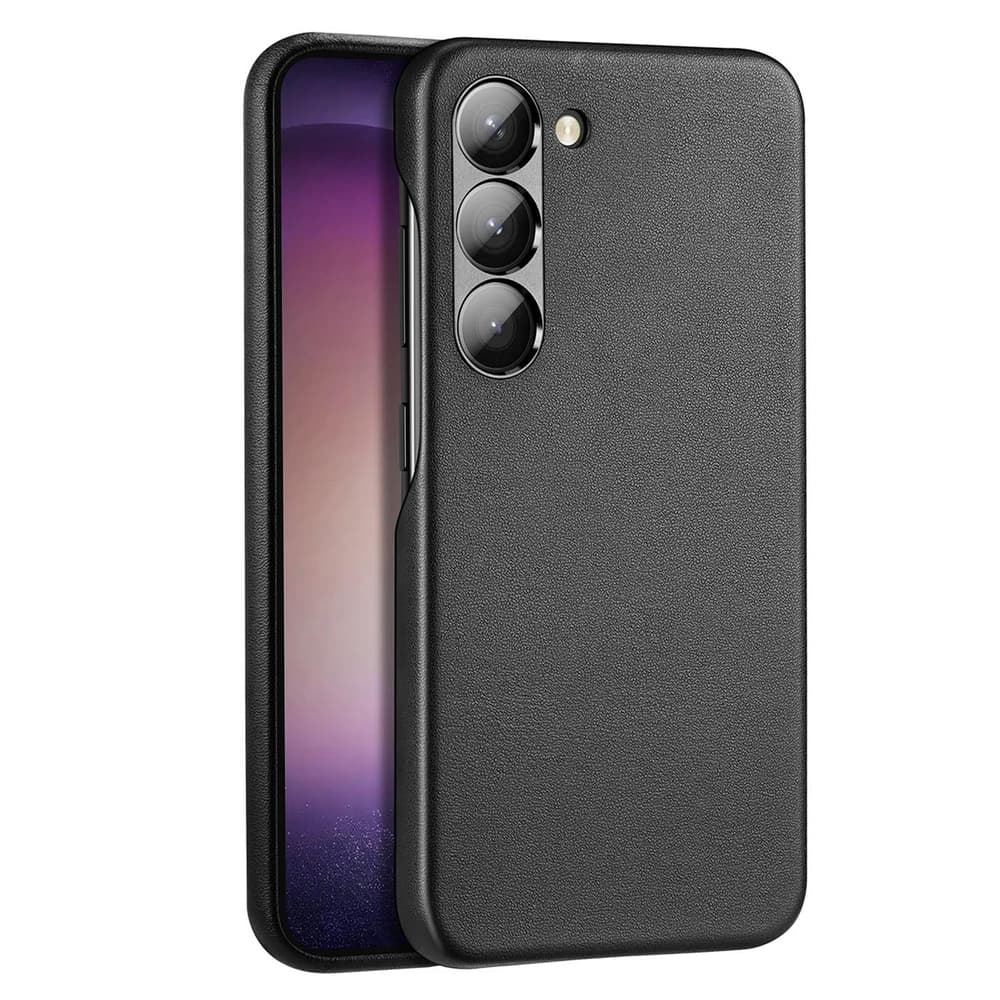 Dux Ducis Grit ovitek za Samsung Galaxy S23+ (eko usnje, črn)