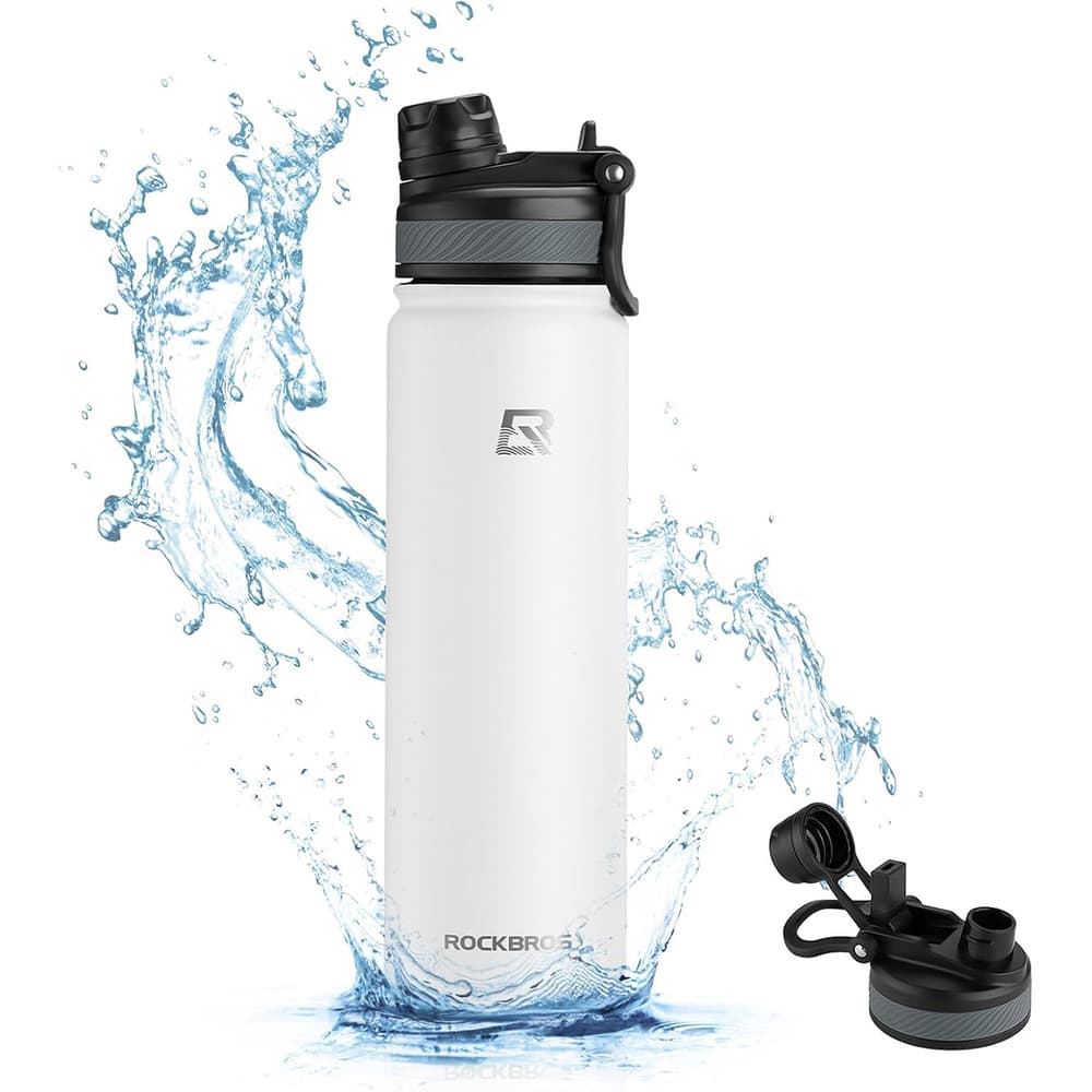 Rockbros termalni bidon za kolesa 650 ml - bela 2