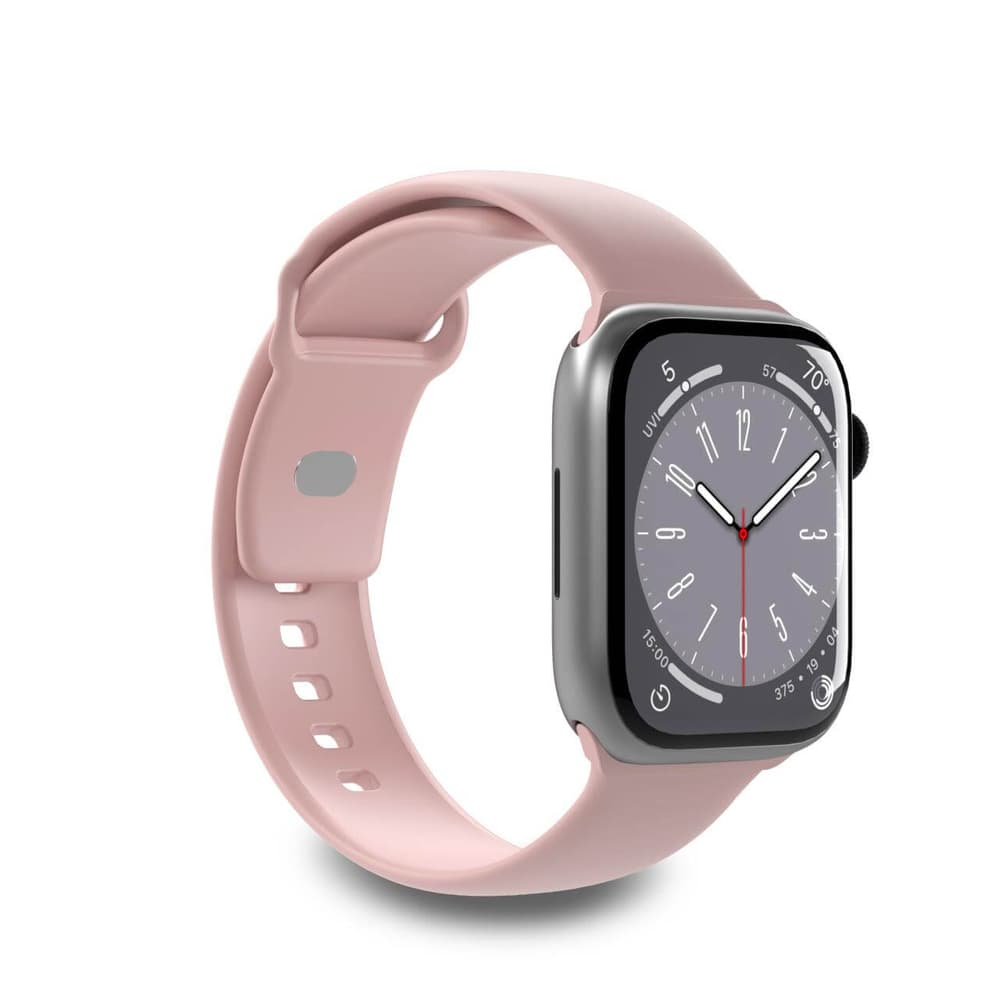 Puro Icon silikonski pašček za Apple Watch 38/40/41 mm - roza (2 kosa)