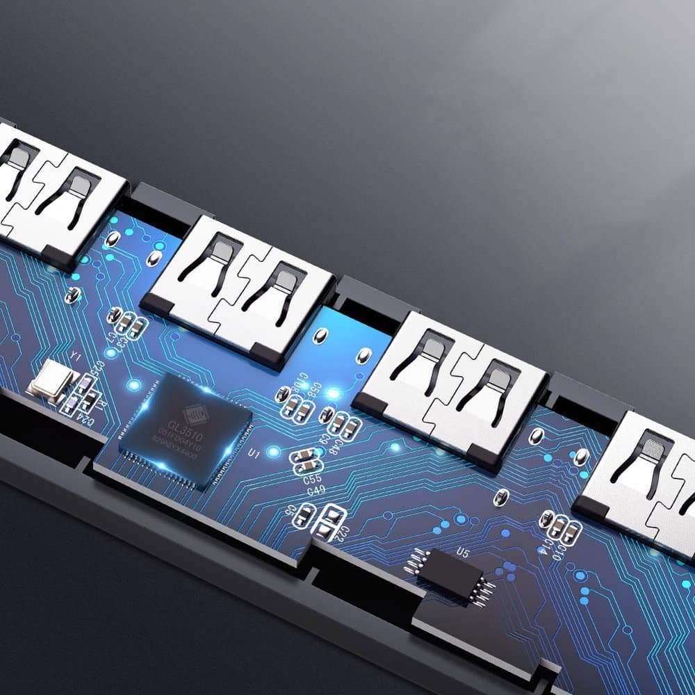 Ugreen USB Type-C HUB 4x USB 3.2 Gen 1 s polnilnim priključkom 4