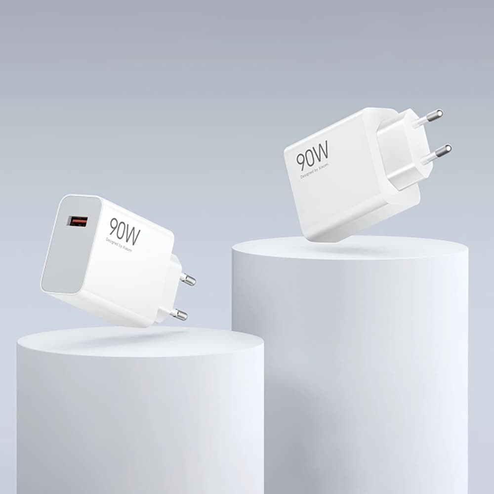 Xiaomi HyperCharge Combo 90W USB-A stenski polnilnik s kablom USB-C - bel 2