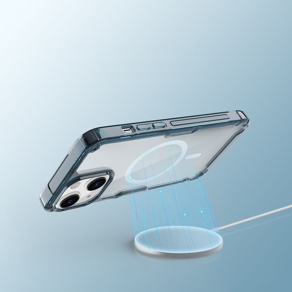 Ovitek Nillkin Nature Pro z MagSafe za iPhone 15 Plus - Modra 8