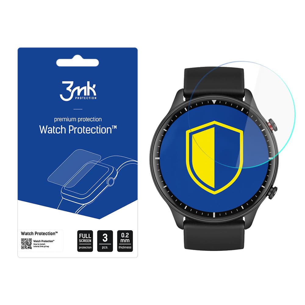 3mk ARC+™ zaščita za zaslon za Xiaomi Amazfit GTR 2