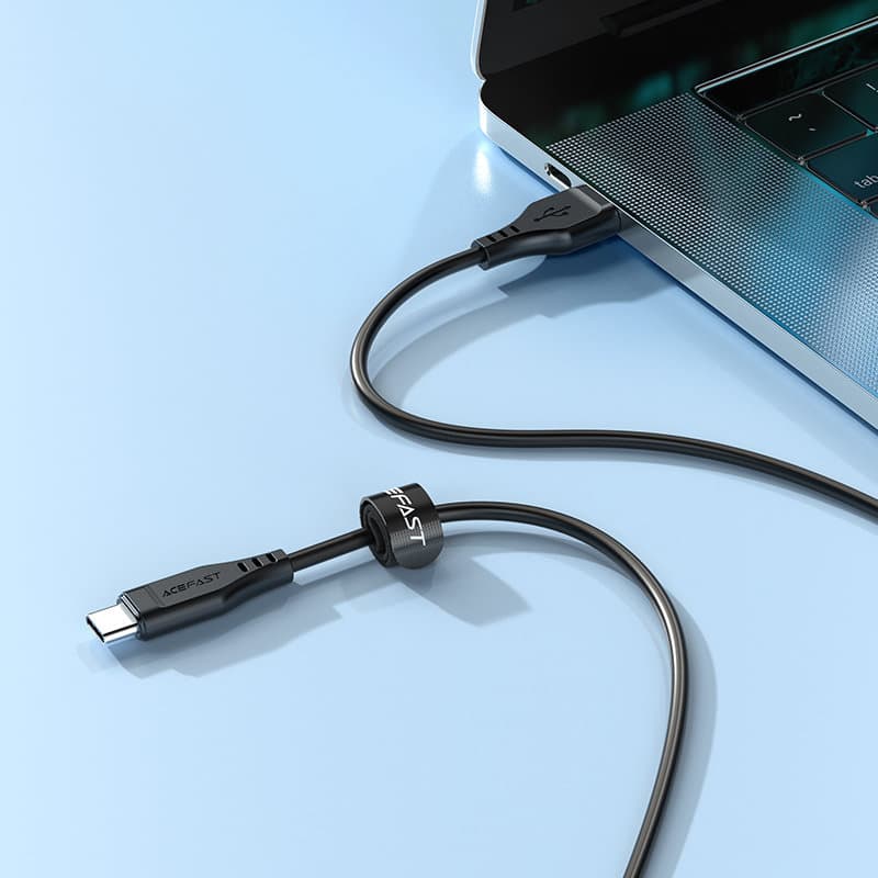 Acefast USB-C kabel 1.2m, 3A, bel (C3-04) 6