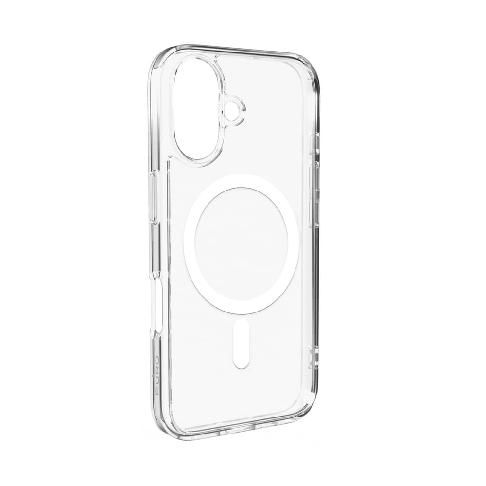 Puro Lite Mag MagSafe silikonski ovitek za iPhone 16 Plus - prozoren