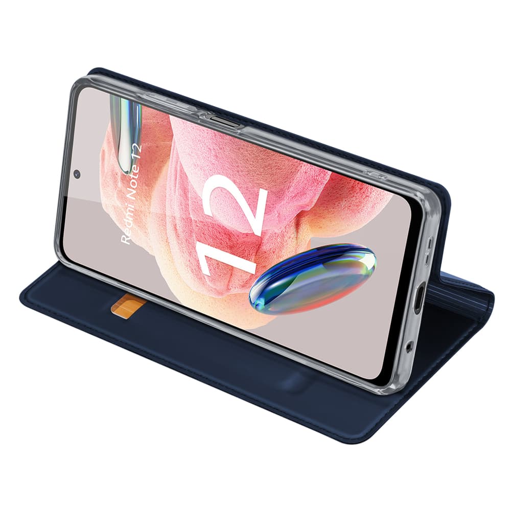 Dux Ducis Skin Pro etui za Xiaomi Redmi Note 12, moder, z denarnico 5