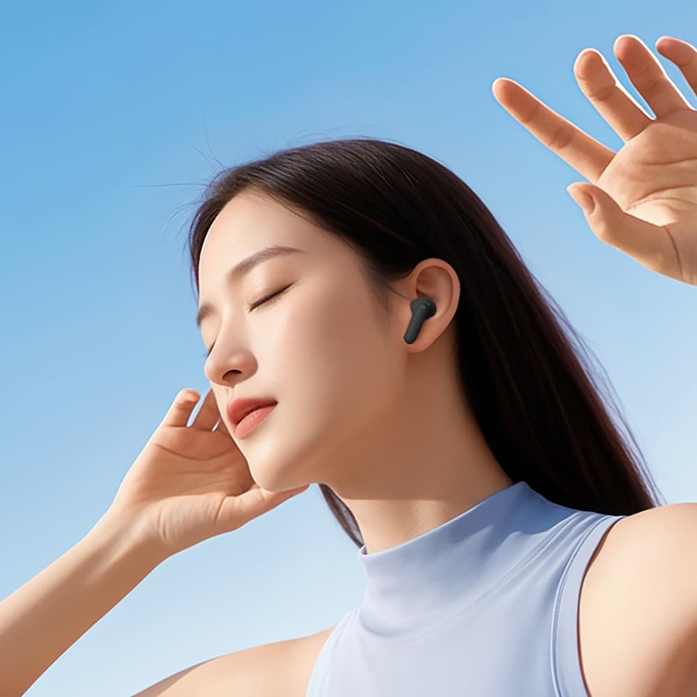 QCY MeloBuds N30 slušalke, čepki z ANC, Bluetooth 5.4, IPX4 - črne 8