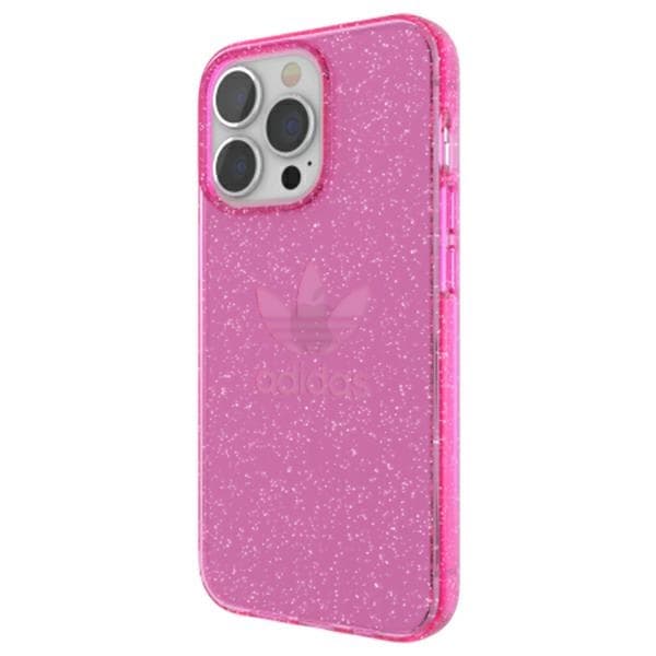 Adidas OR Protective Clear Glitter ovitek za iPhone 13 Pro / 13 (roza) 3