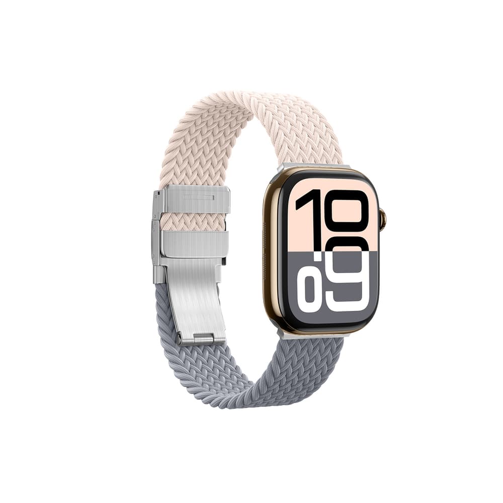 AmazingThing Blend Band za Apple Watch 45/46/49mm, Roza/Siva (2 kosa) 8