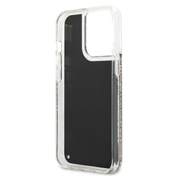 Karl Lagerfeld Liquid Glitter Gatsby ovitek za iPhone 13 Pro Max - Črna 7