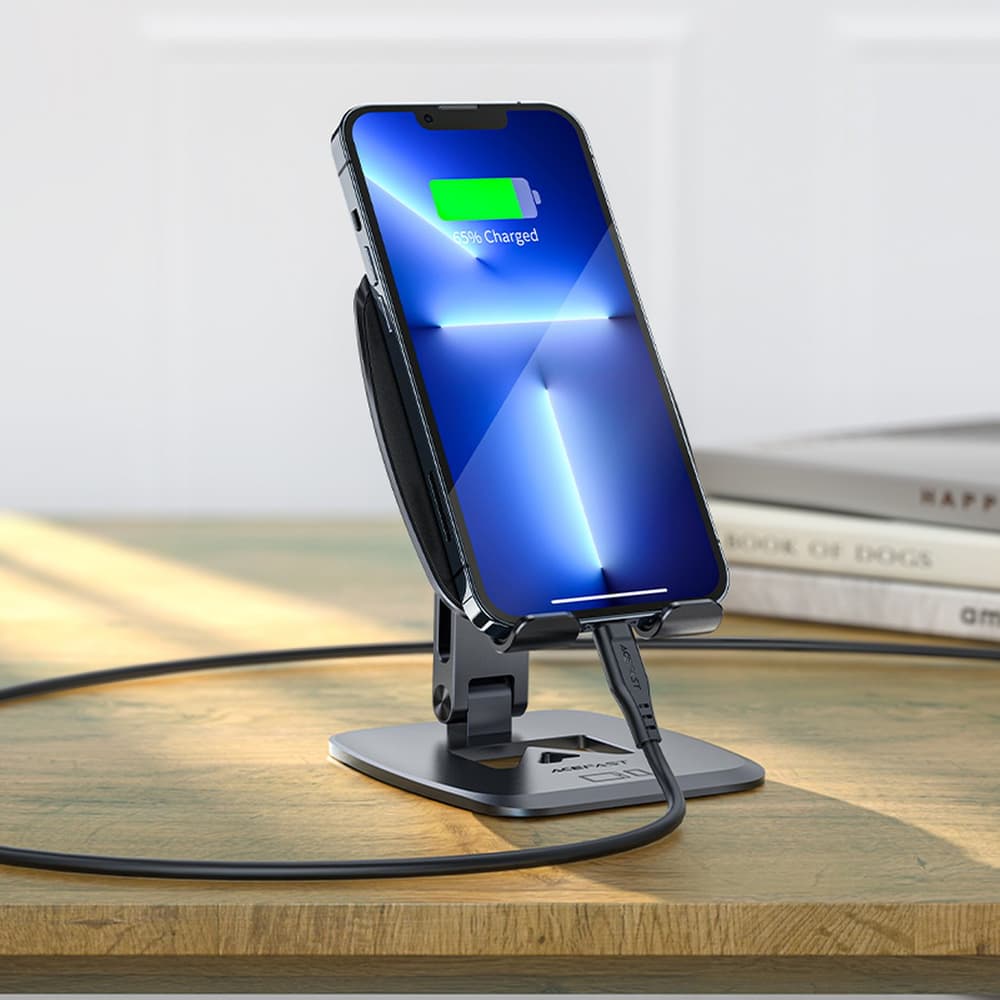 Acefast E13 zložljivo stojalo/držalo za telefon, sivo 6