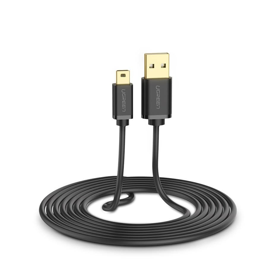 Ugreen kabel USB na mini USB 480 Mbps 3m, črn 3