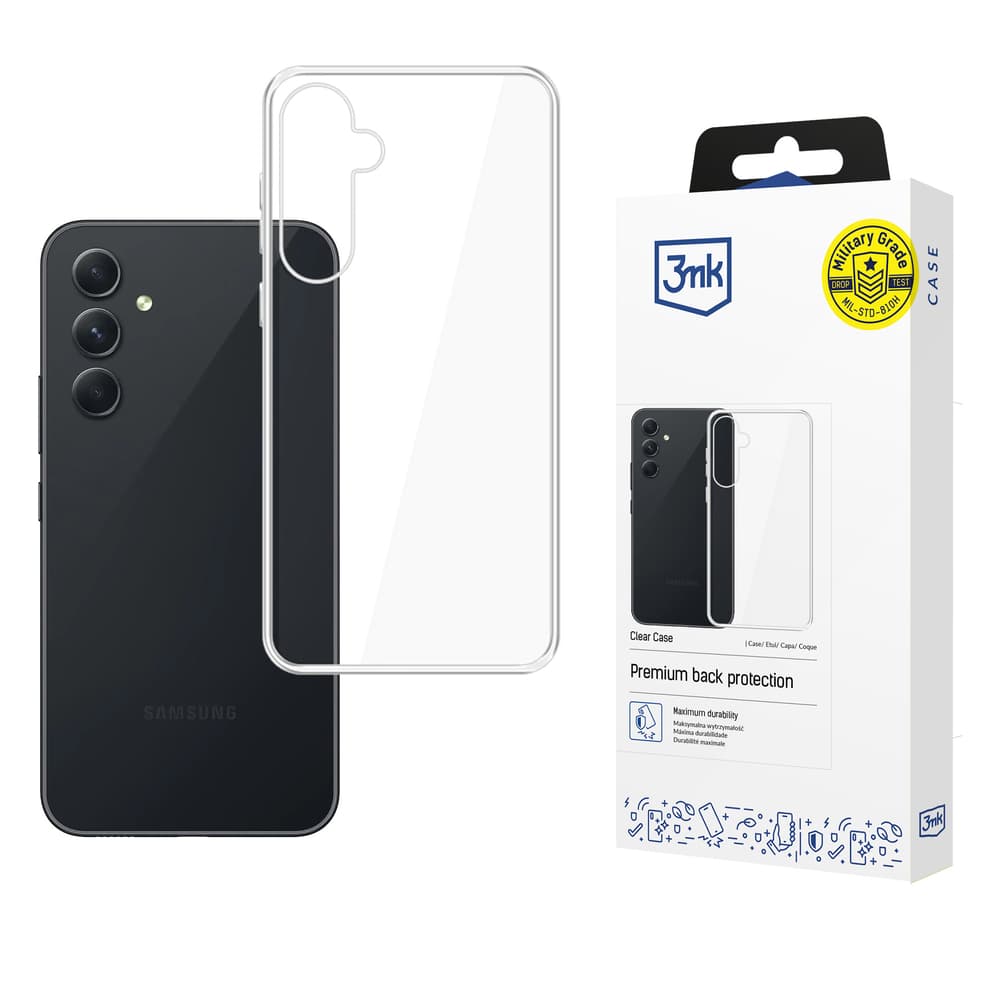 3mk Clear Case ovitek za Samsung Galaxy A54 5G, transparenten