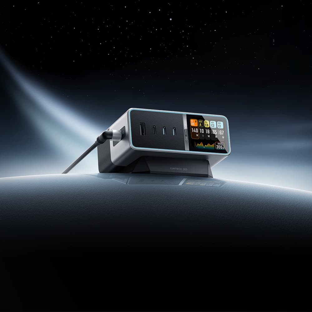 Cuktech TA3005U 300W Polnilna postaja 5-v-1 s prikazom 7