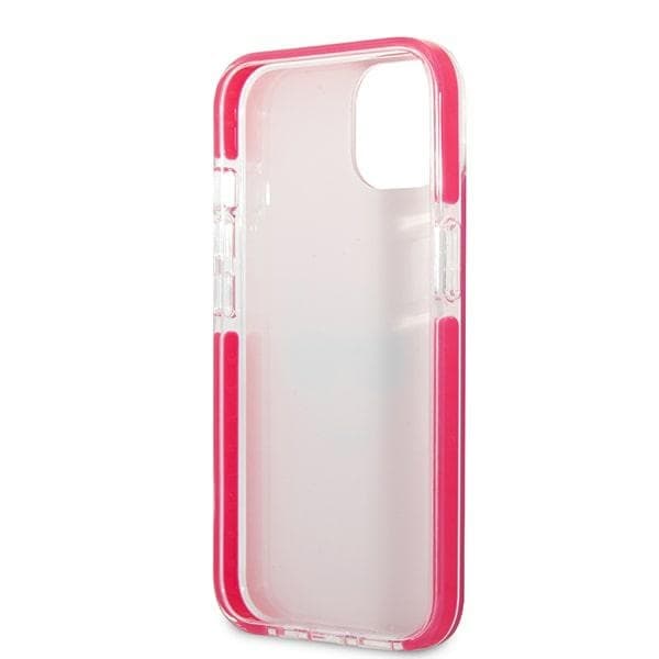 Etui Karl Lagerfeld Choupette Head za iPhone 13 mini - fuksijna 7