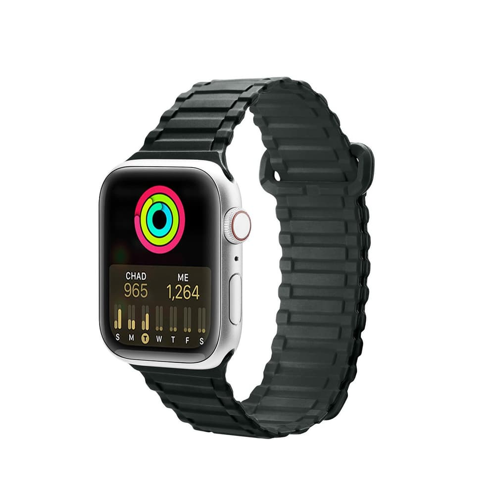 Dux Ducis Strap (Armor) magnetni pašček za Apple Watch Ultra/SE/9-1 (49-42 mm), silikon, zelen