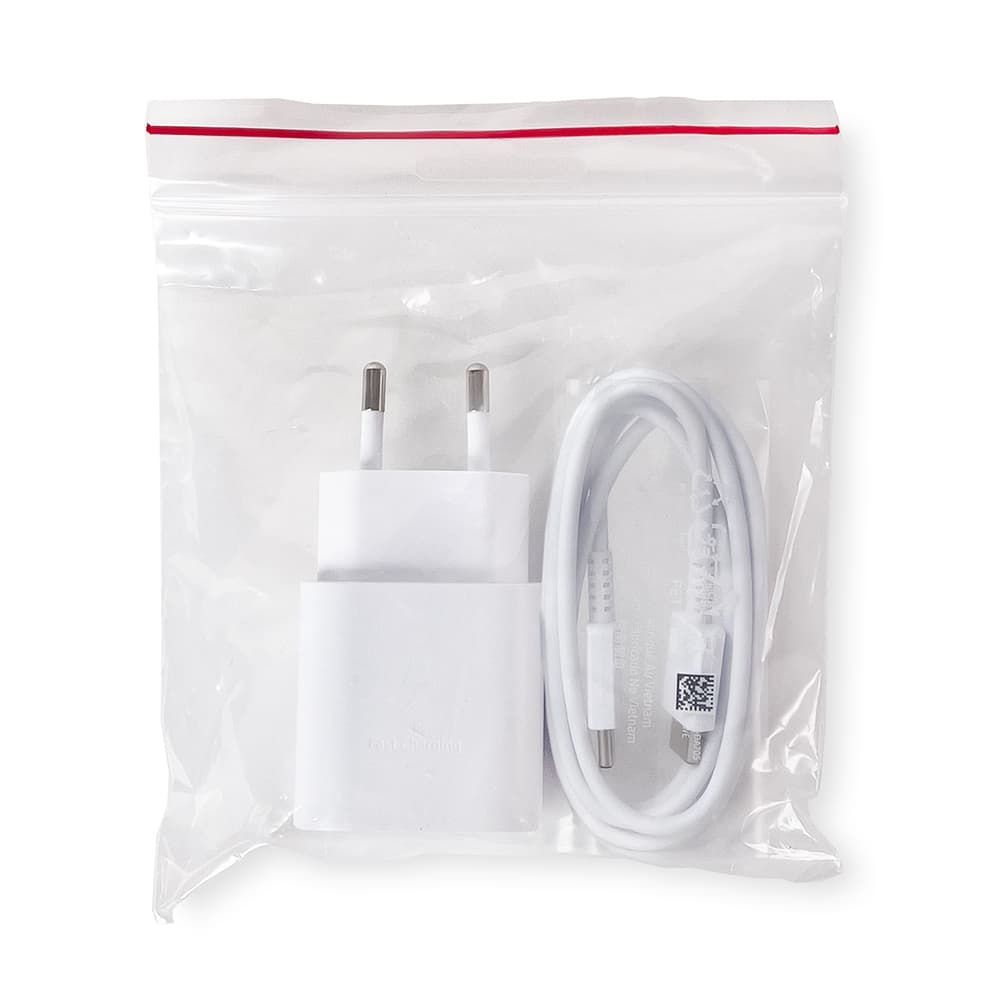 Samsung 25W EP-TA800EWE USB-C polnilnik z USB-C/USB-C kablom - bel 2