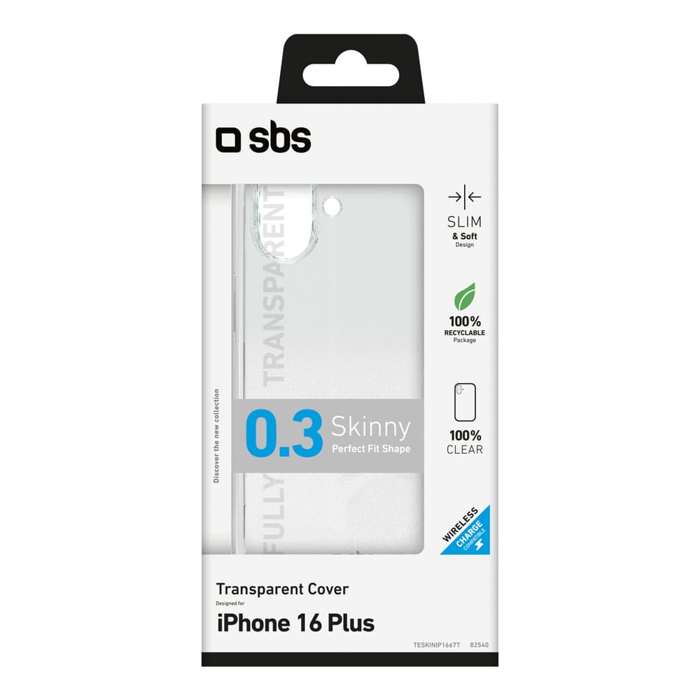SBS Skinny ovitek za iPhone 16 Plus - prosojen 2