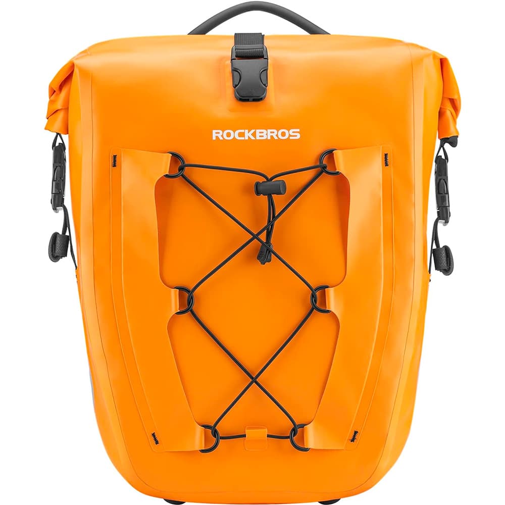 Rockbros 30140022003 vodotesna prtljažna torba za kolo (25-32L) - oranžna