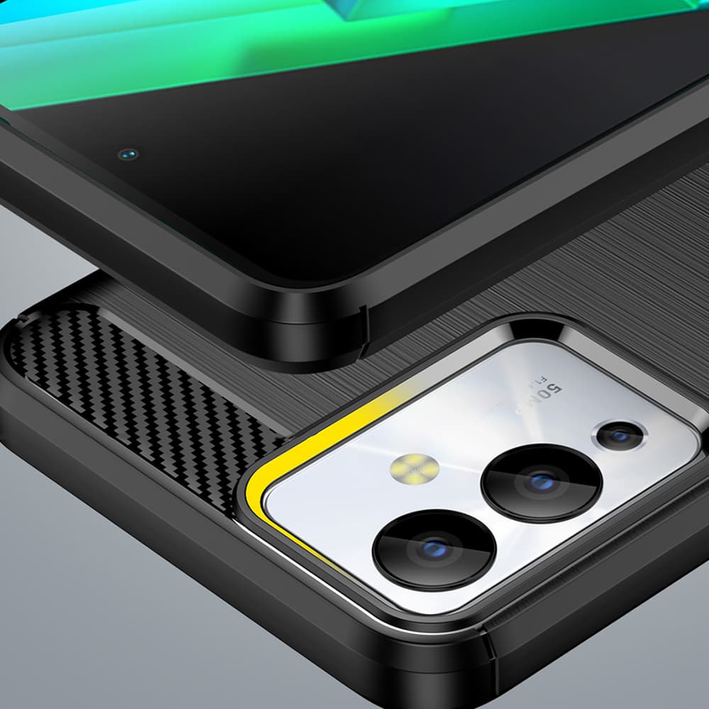 Carbon Case ovitek za Infinix Note 12i (črn) 6