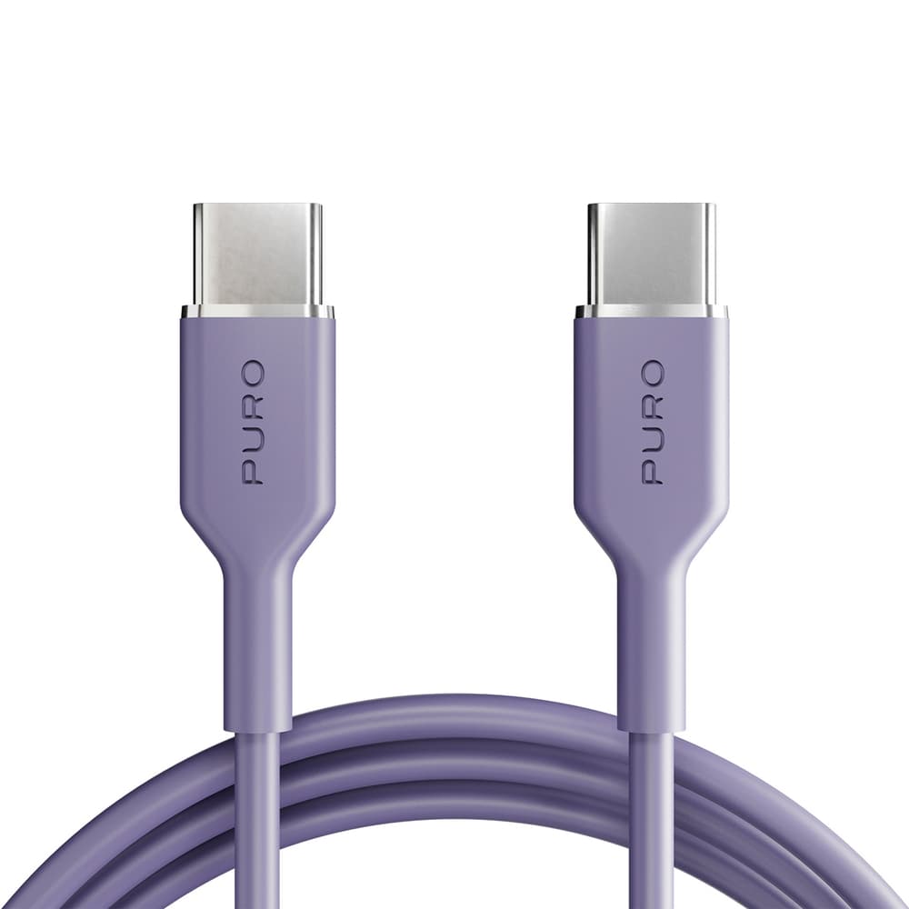 Puro ICON USB-C vtični kabel 1.5m - Vijolična