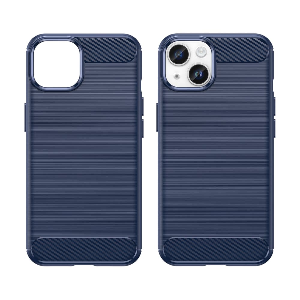 Hurtel Carbon ovitek za iPhone 14 Plus, moder 8