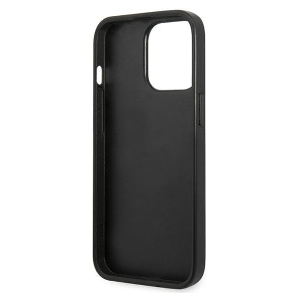 Ov. Karl Lagerfeld Monogram Plaque za iPhone 13/13 Pro - Črn 7