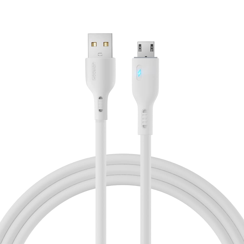 Joyroom Premium A13 USB-A/micro USB kabel 2.4A, 2m - bela
