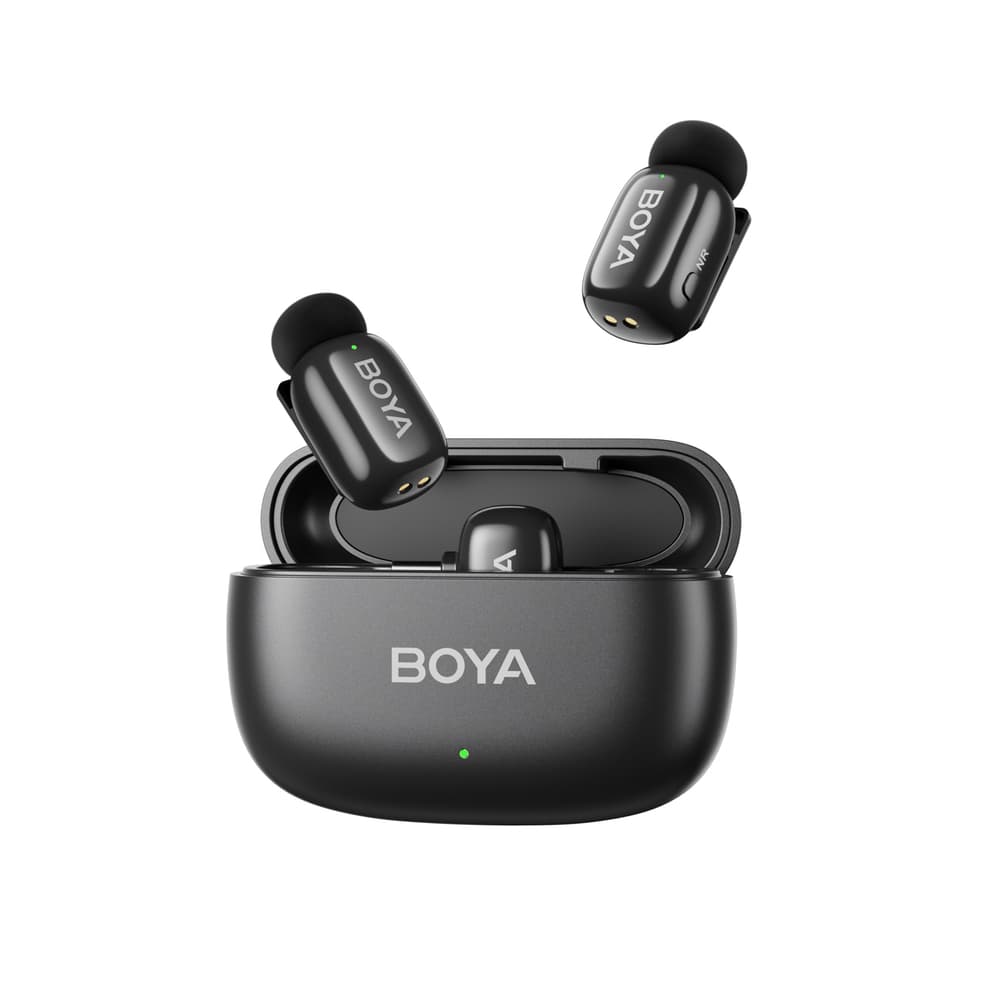 BOYA mini 2-02 brezžični mikrofoni 2.4GHz USB-C, Črna 3