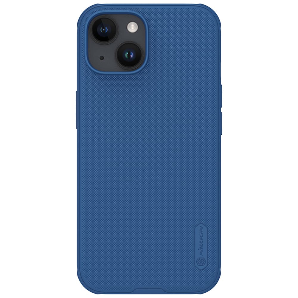 Nillkin Super Frosted Shield Pro ojačano ovitek za iPhone 15 Plus - modra