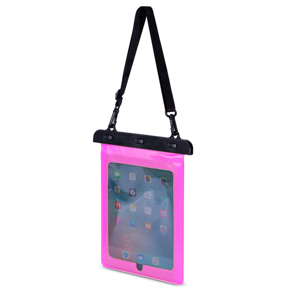 Vodoodporna PVC torbica za tablico - roza 2