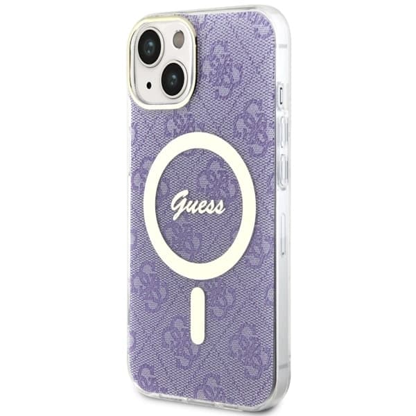 Ovitek Guess 4G MagSafe za iPhone 14, vijoličen 2